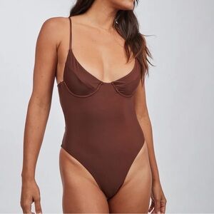Benoa Swim Paia One Piece in Cacao